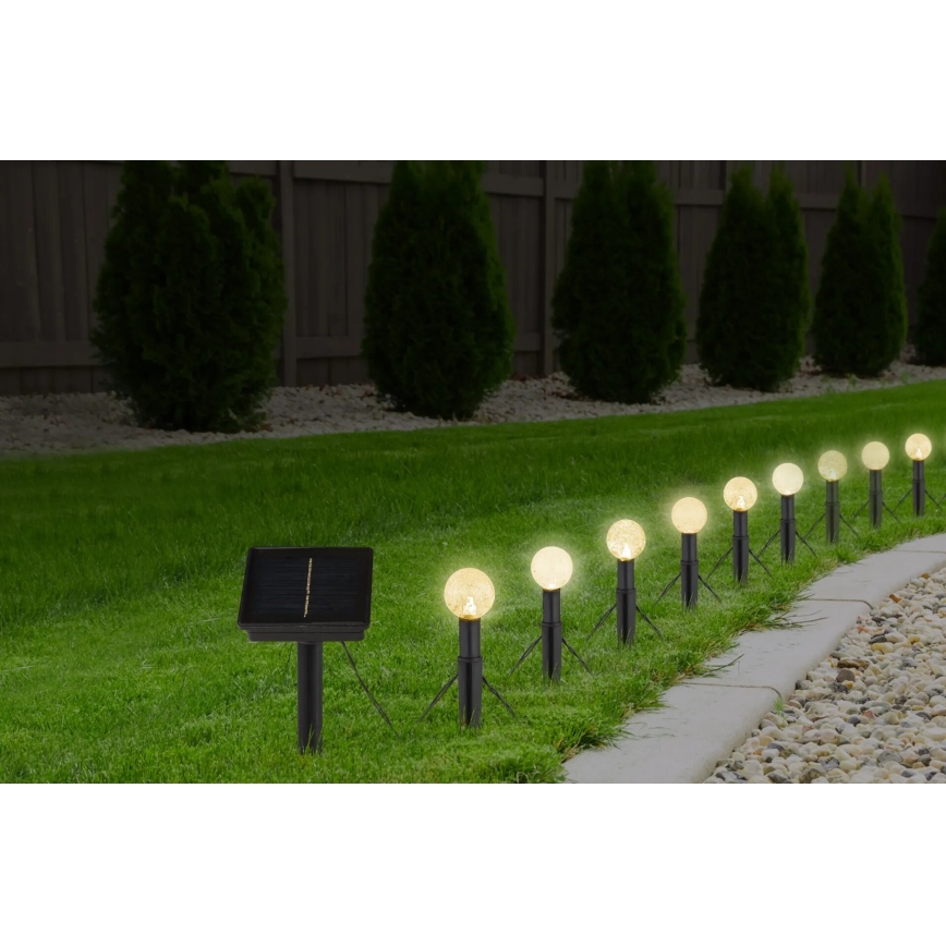 Globo - LED RGB Łańcuch solarny 20xLED/0,06W/3V 770 cm IP44