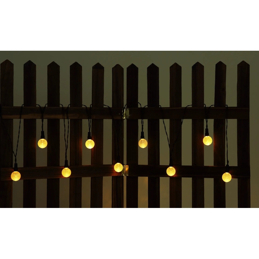 Globo - LED RGB Łańcuch solarny 20xLED/0,06W/3V 770 cm IP44