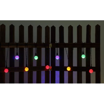 Globo - LED RGB Łańcuch solarny 20xLED/0,06W/3V 770 cm IP44