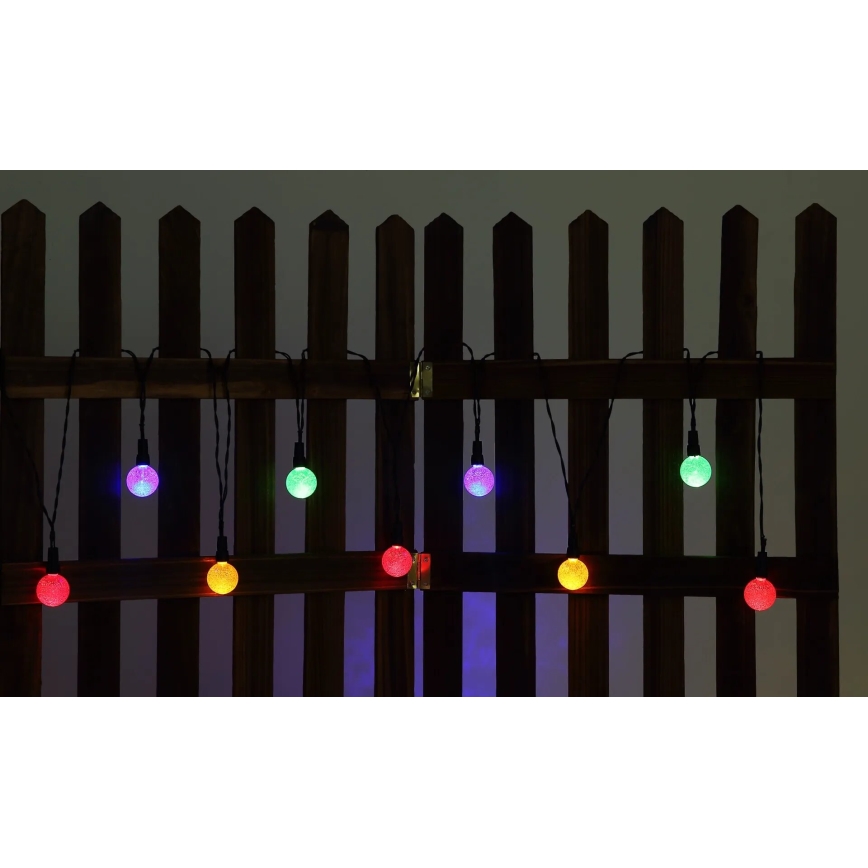 Globo - LED RGB Łańcuch solarny 20xLED/0,06W/3V 770 cm IP44