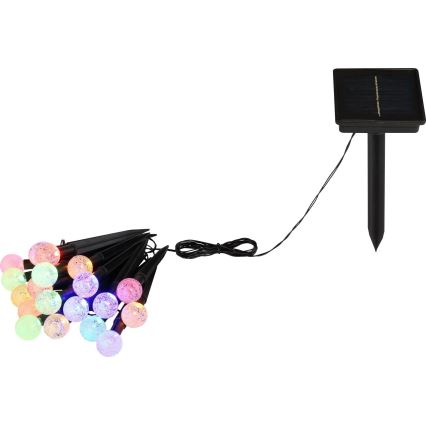 Globo - LED RGB Łańcuch solarny 20xLED/0,06W/3V 770 cm IP44