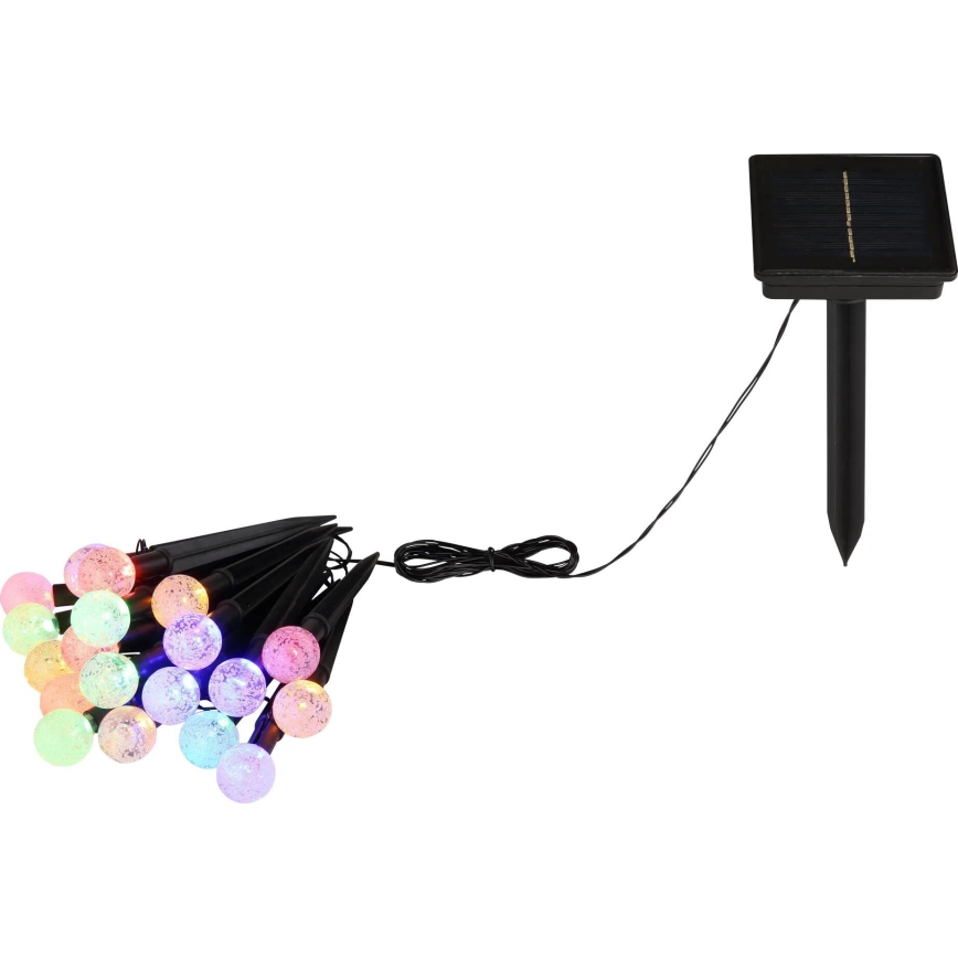 Globo - LED RGB Łańcuch solarny 20xLED/0,06W/3V 770 cm IP44
