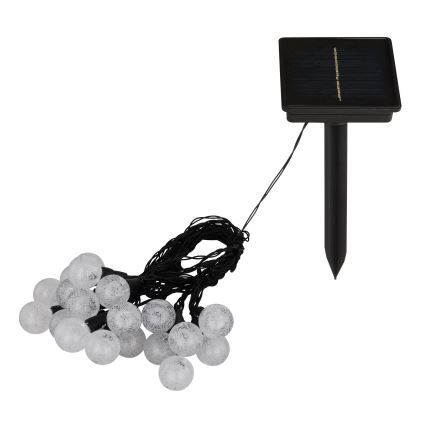 Globo - LED RGB Łańcuch solarny 20xLED/0,06W/3V 770 cm IP44