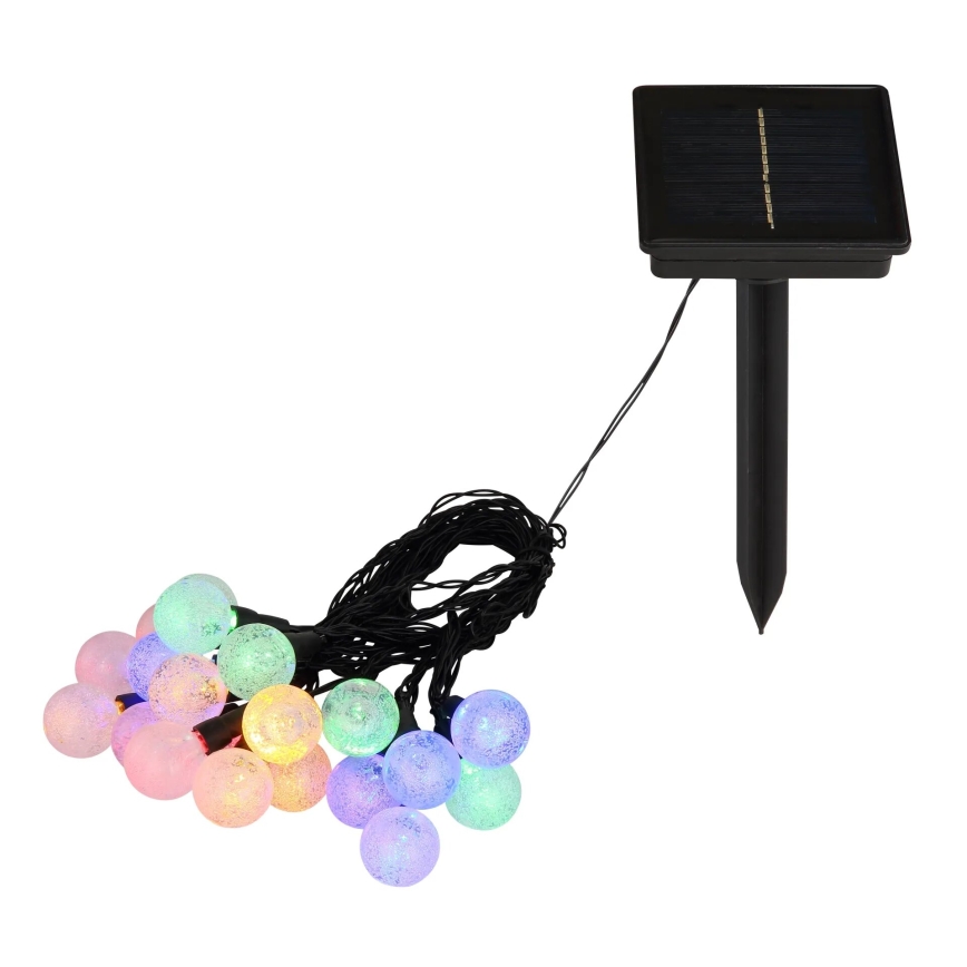 Globo - LED RGB Łańcuch solarny 20xLED/0,06W/3V 770 cm IP44