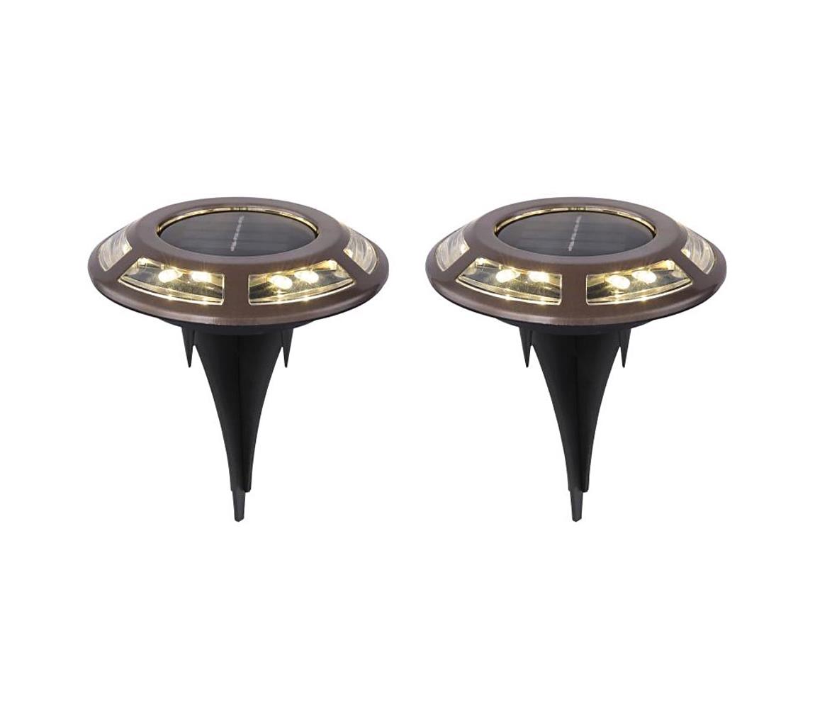 Globo 36415-2 - ZESTAW  2x LED Lampa solarna SOLAR LED/0,72W/3V 3200K IP44
