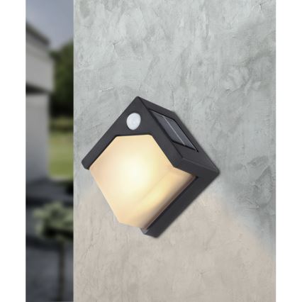Globo - LED Lampa solarna z czujnikiem LED/0,48W/3V IP44 600 mAh
