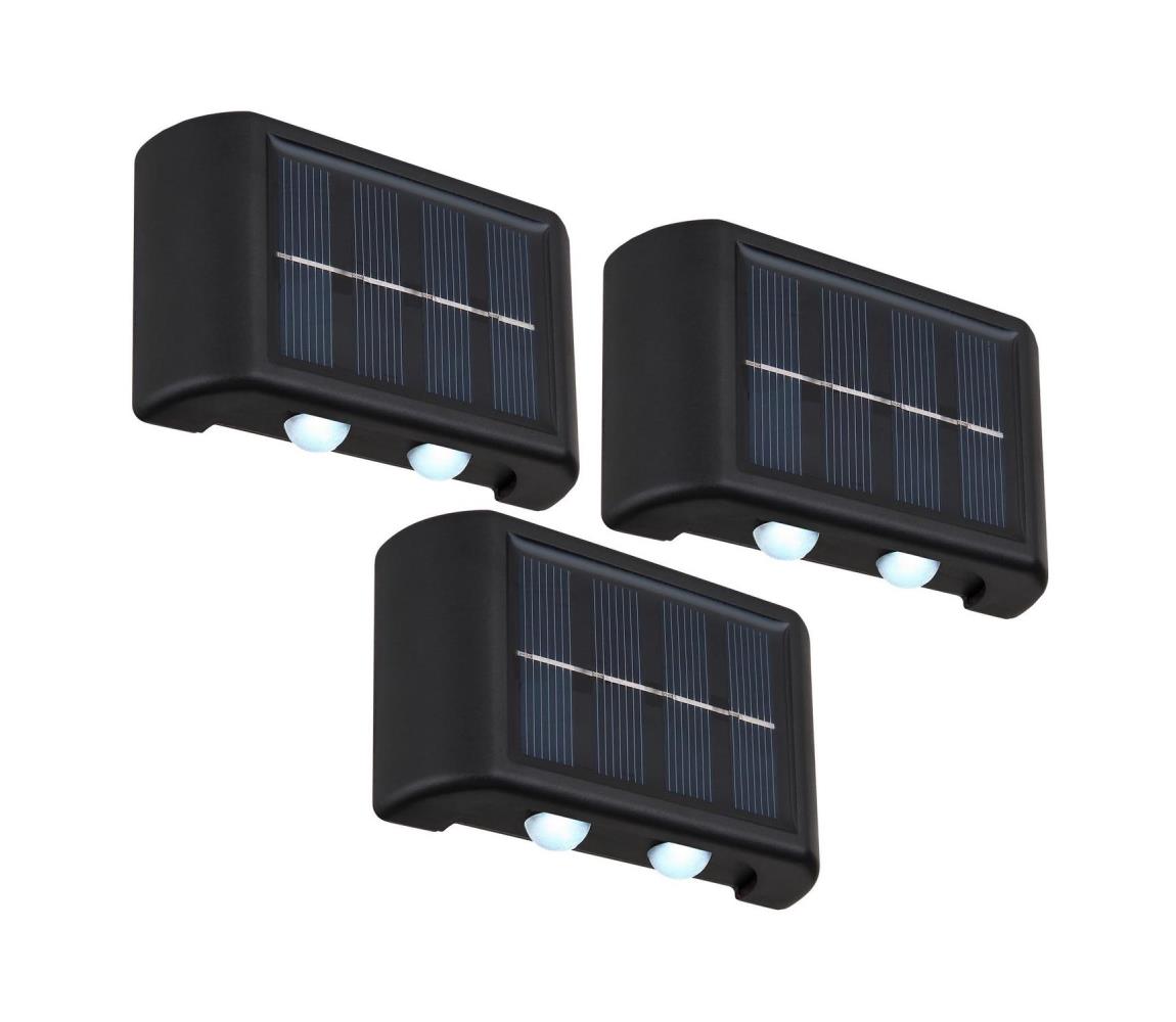 Globo 36492-3 - ZESTAW 3x LED Oświetlenie solarne SOLAR LED/0,8W/3V 6500K IP44