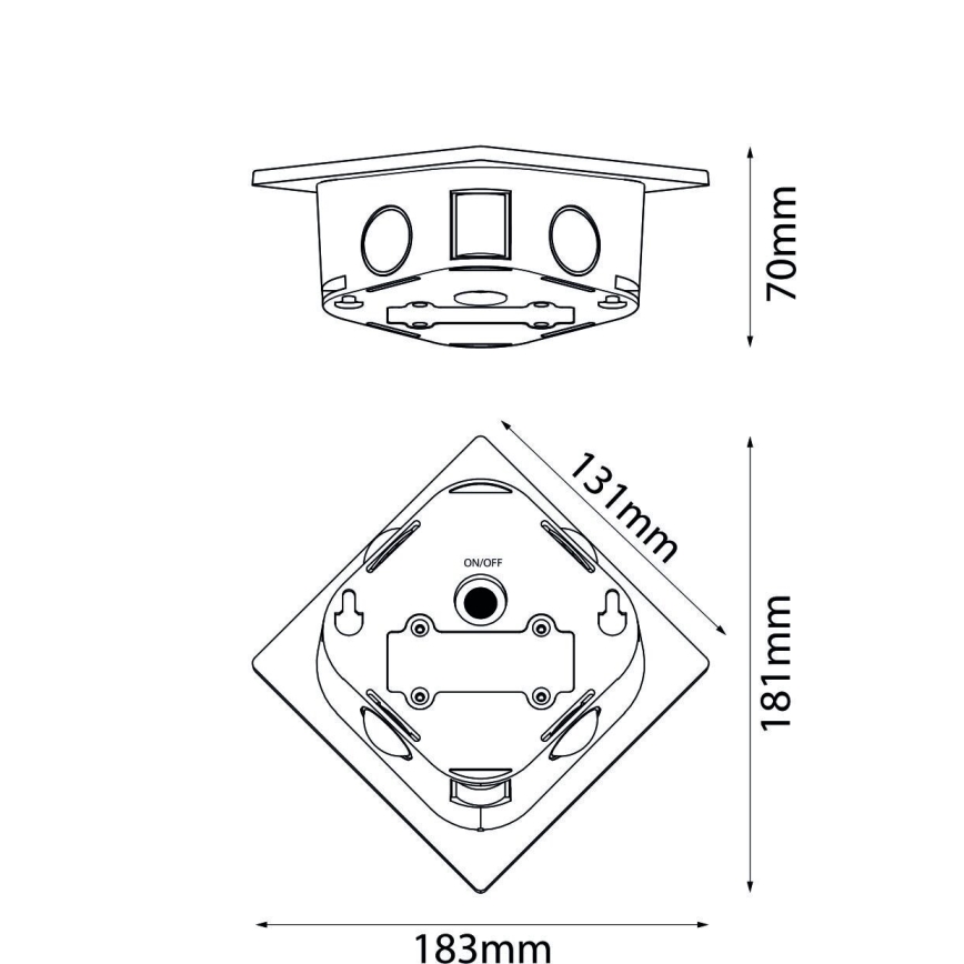 Globo - LED Oświetlenie solarne LED/0,5W/3,2V IP54