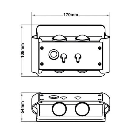 Globo - LED Lampa solarna LED/1W/3,2V 3000K IP54