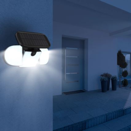 Globo - Lampa solarna LED z czujnikiem LED/3,7V IP44 2000 mAh