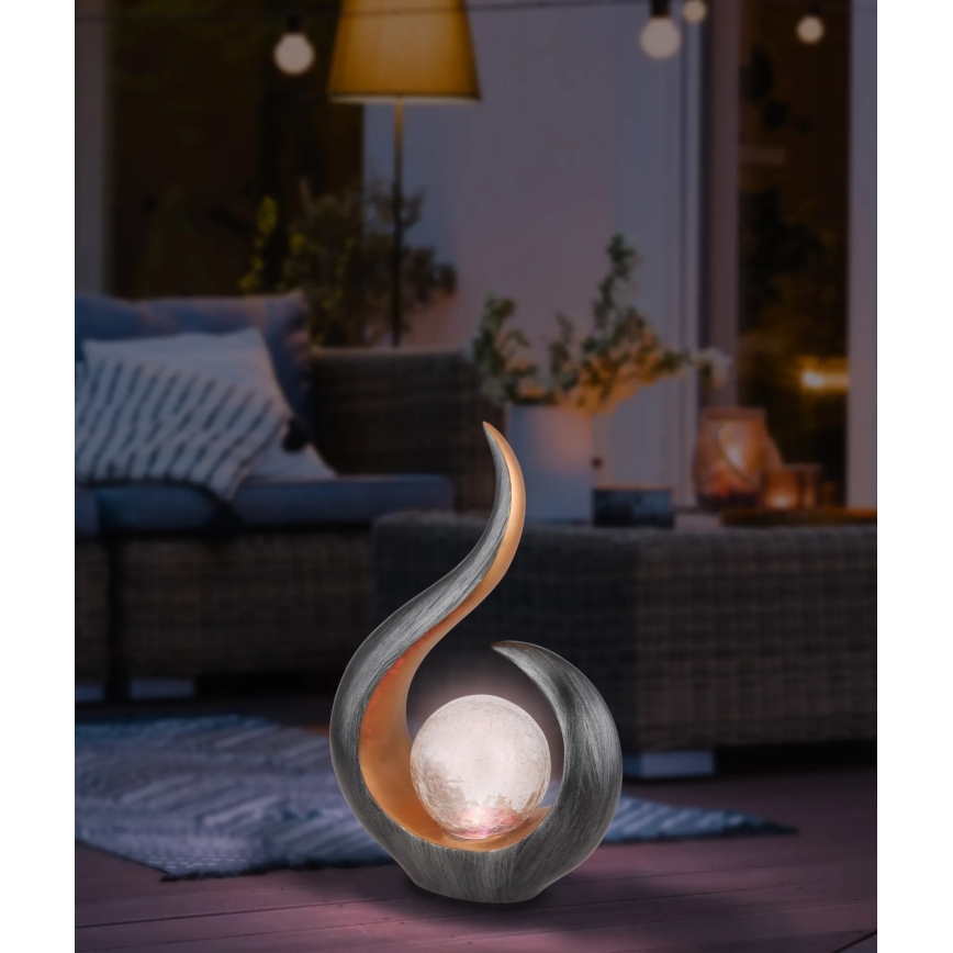 Globo - Lampa solarna LED RGB, 3 V, IP44, 300 mAh