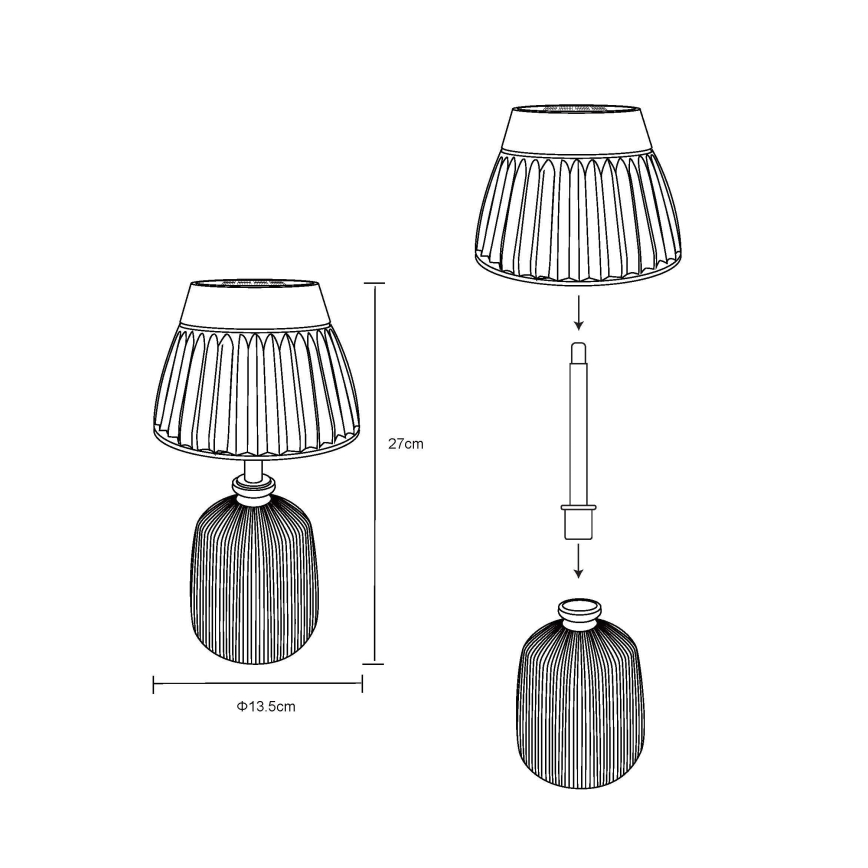Globo - LED Lampa solarna 10xLED/0,06W/3V IP44