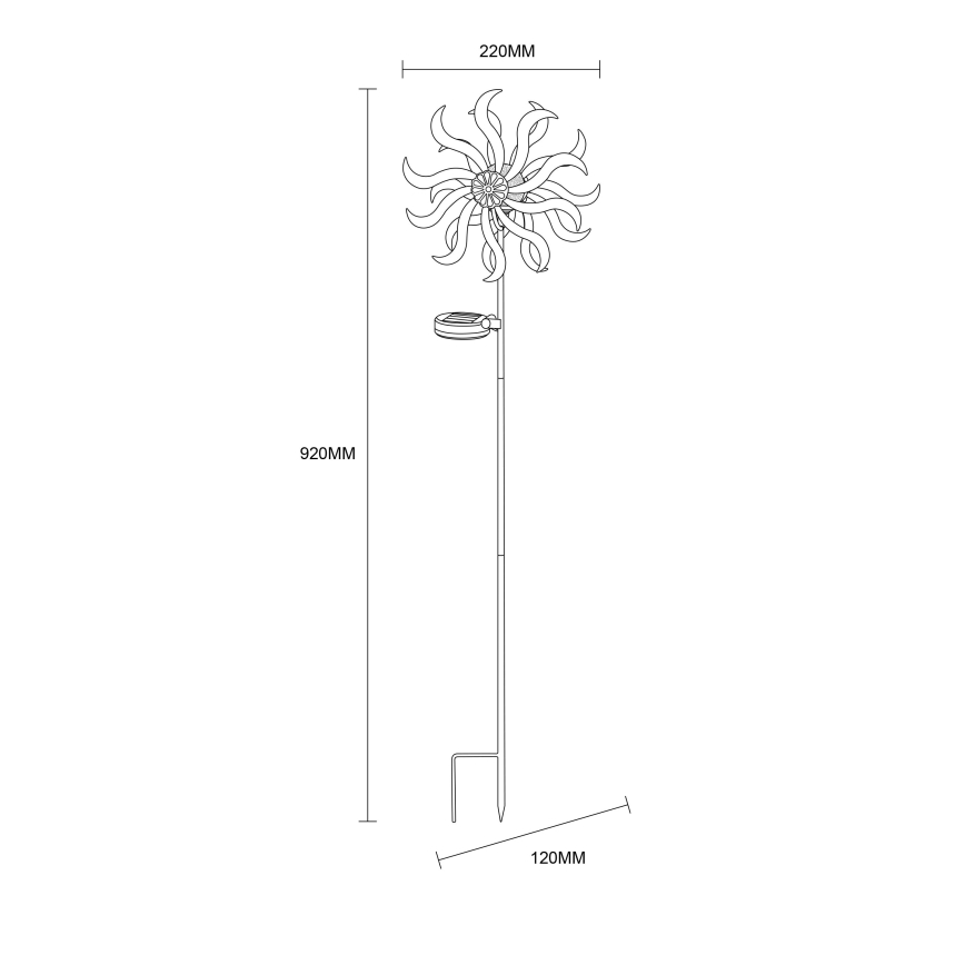 Globo - LED Dekoracja solarna LED/0,06W/3,2V IP44