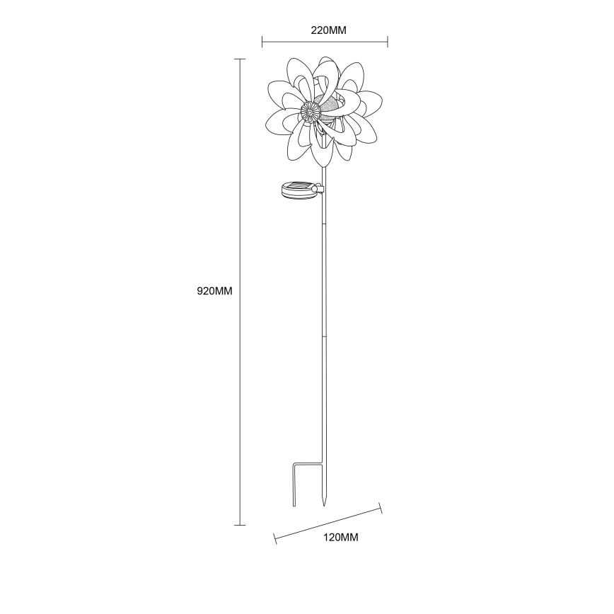Globo - LED Dekoracja solarna LED/0,06W/3,2V IP44