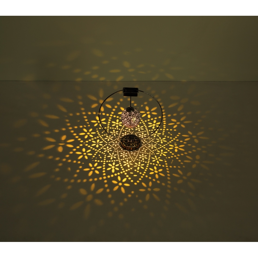 Globo - LED Oświetlenie solarne LED/0,06W/1,2V srebrne IP44