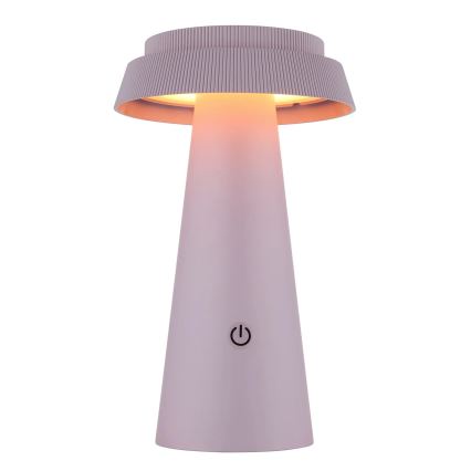 Globo - LED Ściemn. solarna dotykowa lampa LED/4W/3,7W IP54 różowe