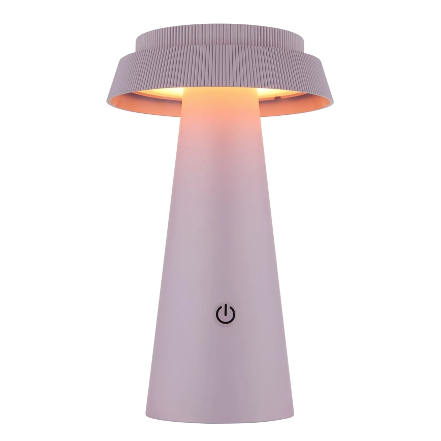 Globo - LED Ściemn. solarna dotykowa lampa LED/4W/3,7W IP54 różowe