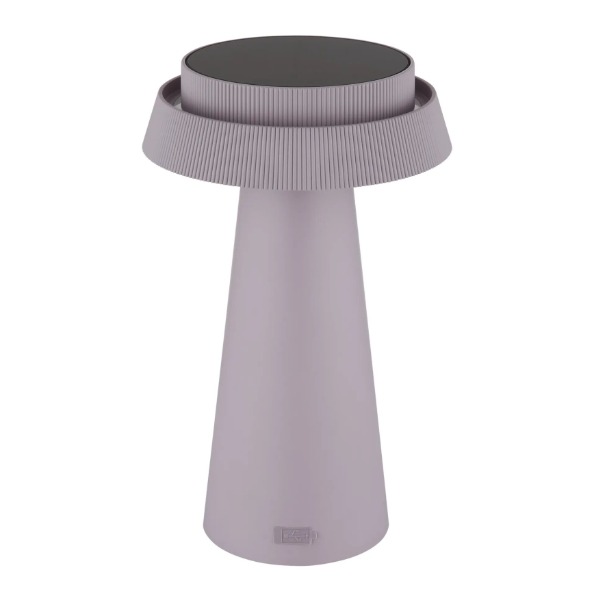 Globo - LED Ściemn. solarna dotykowa lampa LED/4W/3,7W IP54 różowe