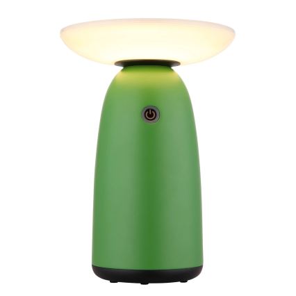 Globo - LED Ściemnialna solarna lampa dotykowa LED/10W/3,7V IP54 3600 mAh zielony