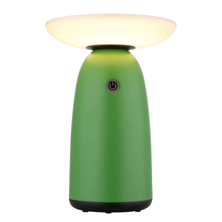 Globo - LED Ściemnialna solarna lampa dotykowa LED/10W/3,7V IP54 3600 mAh zielony