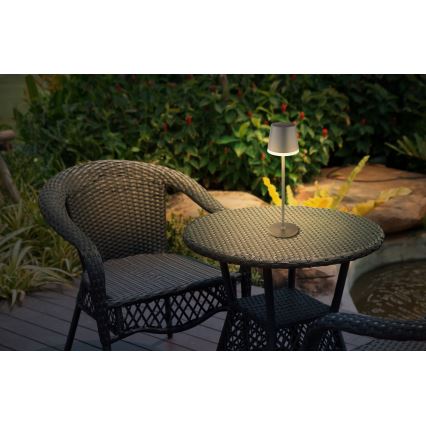 Globo - LED Oświetlenie solarne LED/0,6W/3V 3000K IP44 1200 mAh antracyt