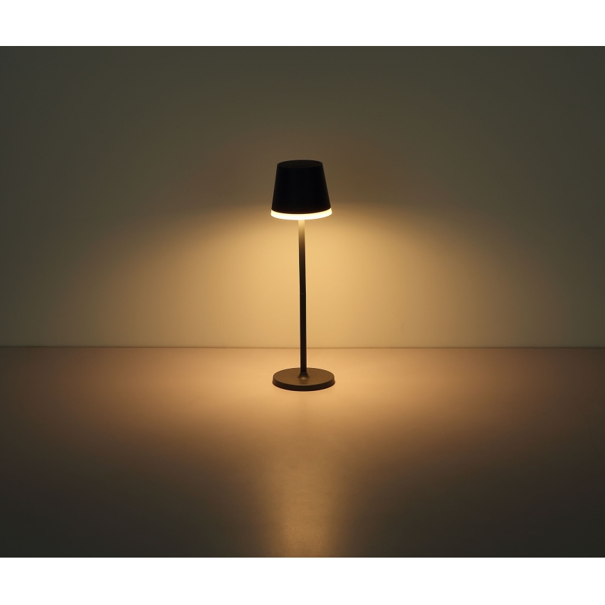 Globo - LED Oświetlenie solarne LED/0,6W/3V 3000K IP44 1200 mAh antracyt