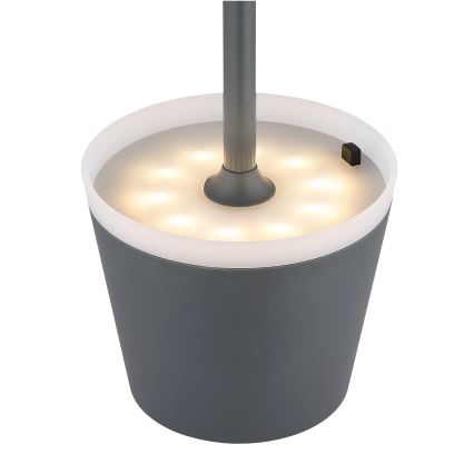 Globo - LED Oświetlenie solarne LED/0,6W/3V 3000K IP44 1200 mAh antracyt