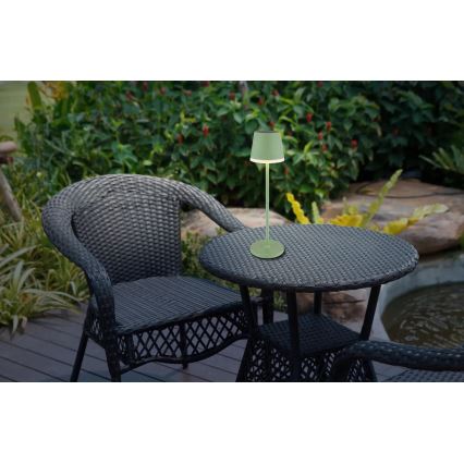 Globo - LED Oświetlenie solarne LED/0,06W/3V 3000K IP44 zielony