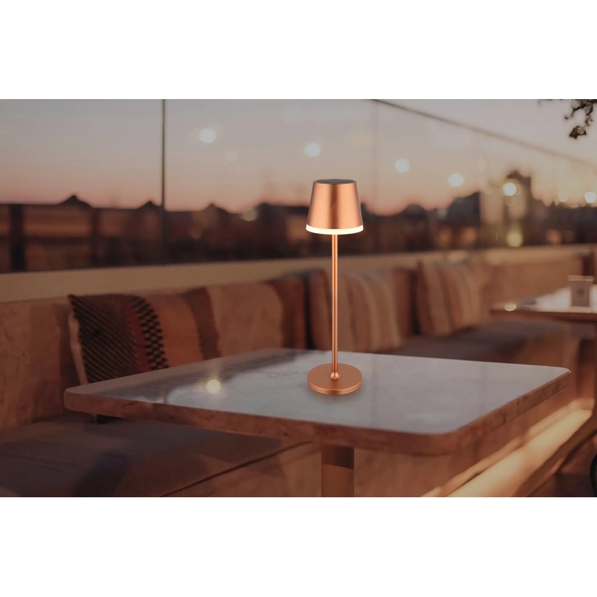 Globo - LED Oświetlenie solarne LED/0,6W/3V 3000K IP44 miedziany