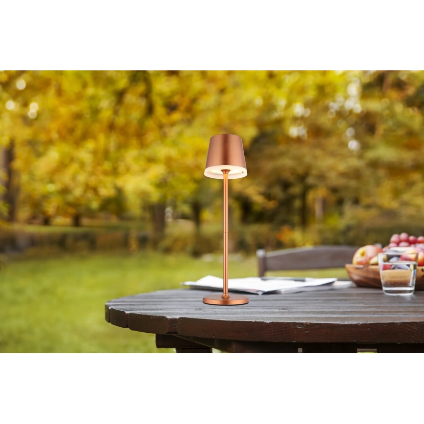 Globo - LED Oświetlenie solarne LED/0,6W/3V 3000K IP44 miedziany