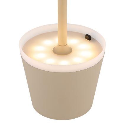 Globo - LED Oświetlenie solarne LED/0,6W/3V 3000K IP44 1200 mAh beżowy