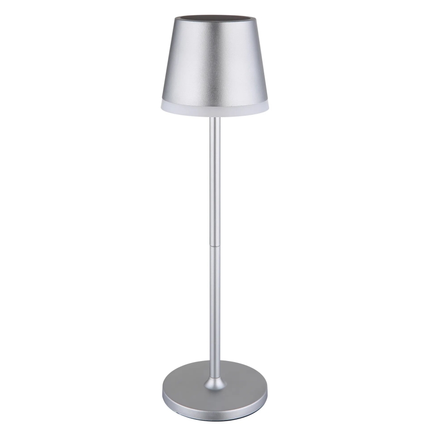 Globo - LED Oświetlenie solarne LED/0,6W/3V 3000K IP44 1200 mAh matowy chrom