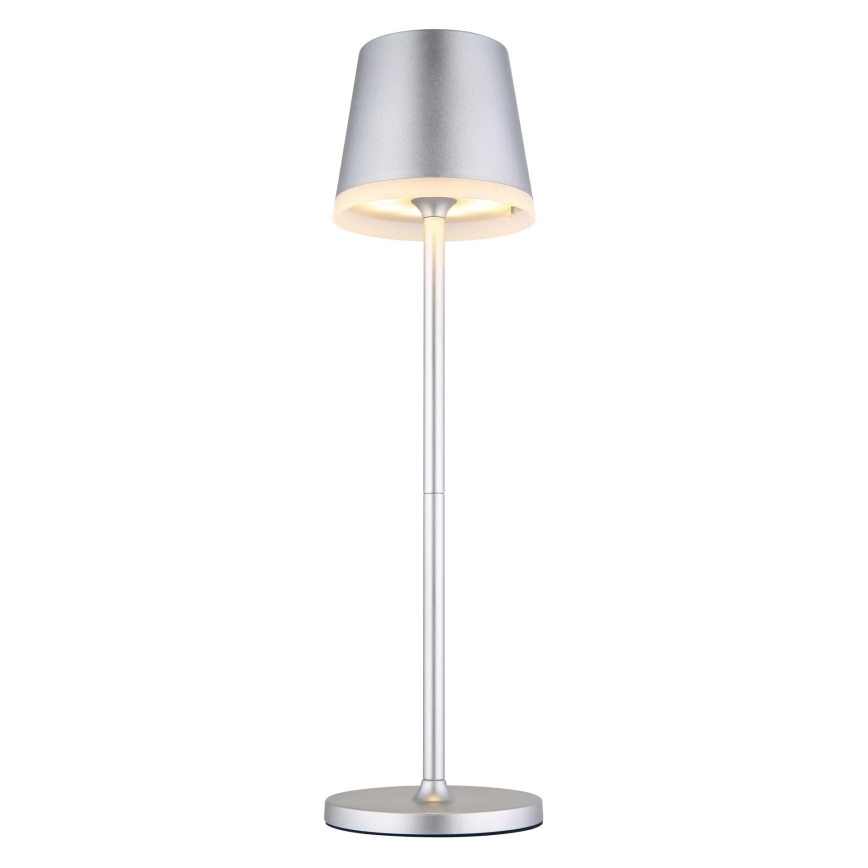 Globo - LED Oświetlenie solarne LED/0,6W/3V 3000K IP44 1200 mAh matowy chrom