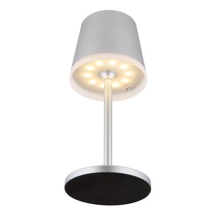 Globo - LED Oświetlenie solarne LED/0,6W/3V 3000K IP44 1200 mAh matowy chrom