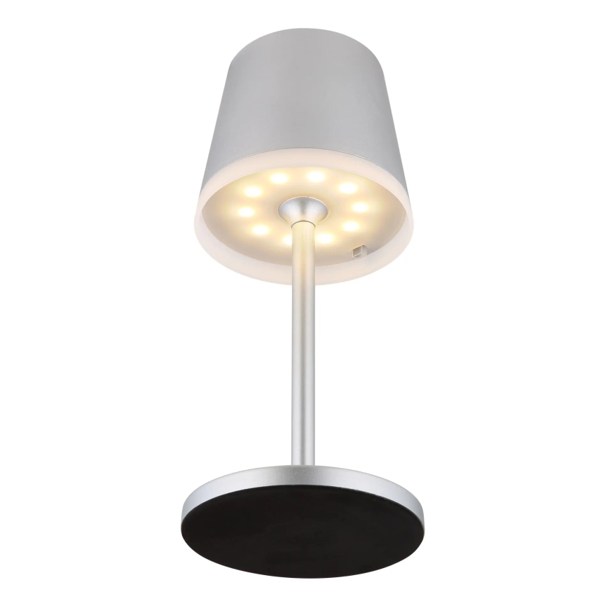 Globo - LED Oświetlenie solarne LED/0,6W/3V 3000K IP44 1200 mAh matowy chrom