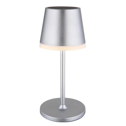 Globo - LED Oświetlenie solarne LED/0,6W/3V 3000K IP44 1200 mAh matowy chrom