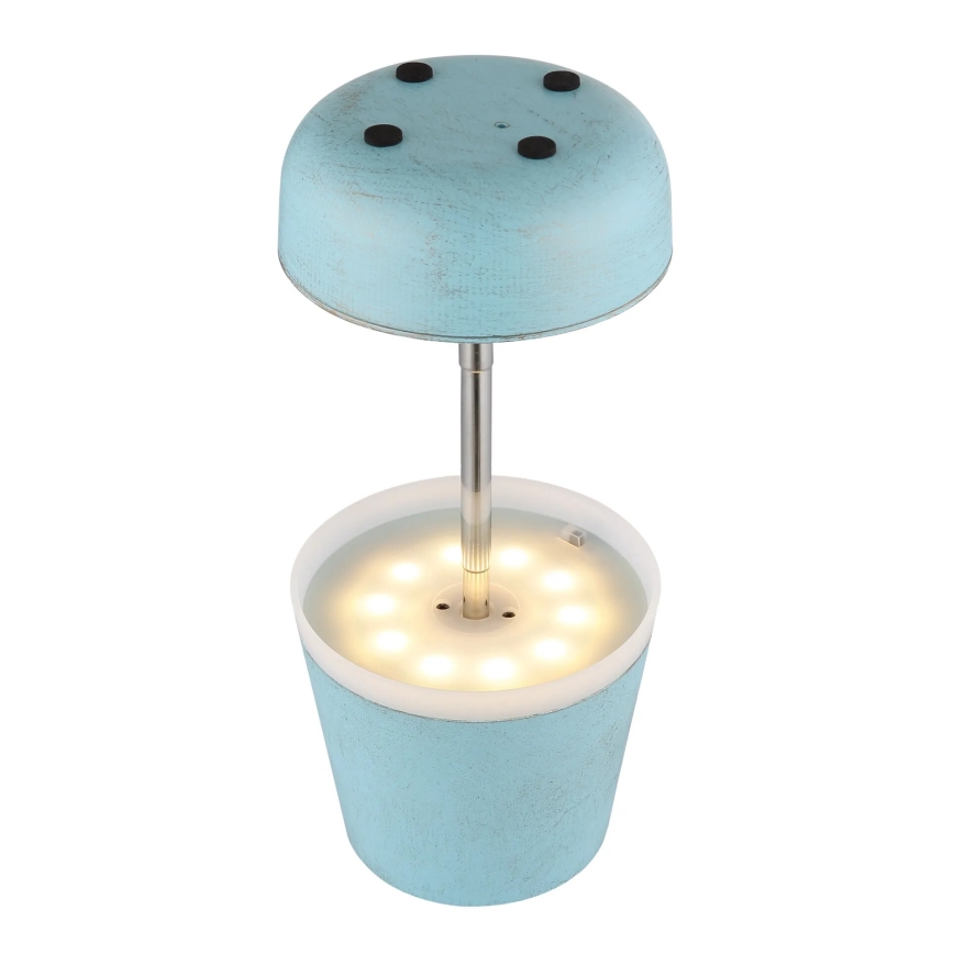 Globo - LED Lampa solarna 10xLED/0,06W/3V IP44 niebieski