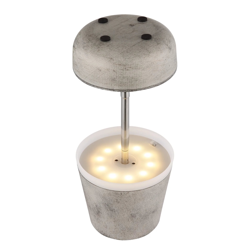 Globo - LED Lampa solarna 10xLED/0,06W/3V IP44 szary