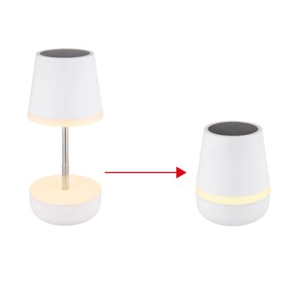 Globo - LED Lampa solarna 10xLED/0,06W/3V IP44 biały