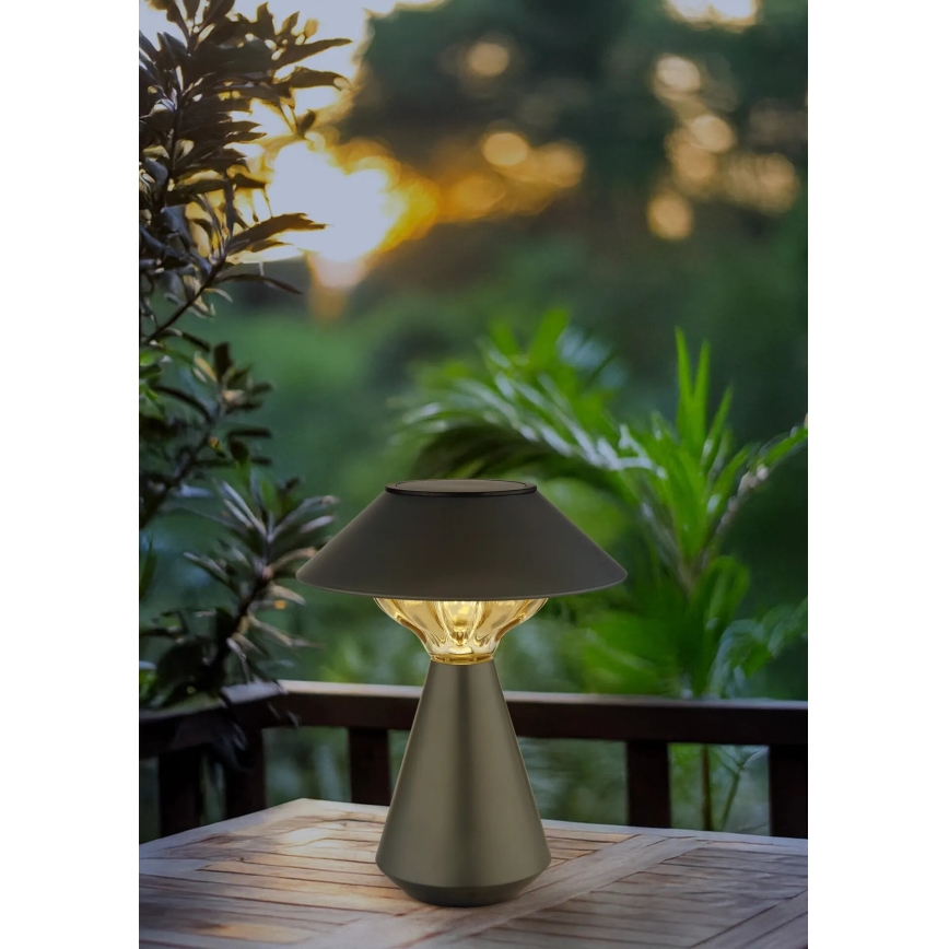 Globo - LED Lampa solarna 10xLED/0,06W/1,2V IP44 czarny