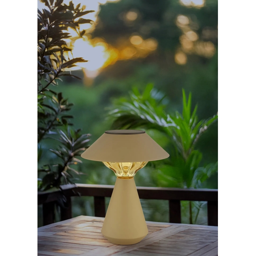 Globo - LED Lampa solarna 10xLED/0,06W/1,2V IP44 brązowy