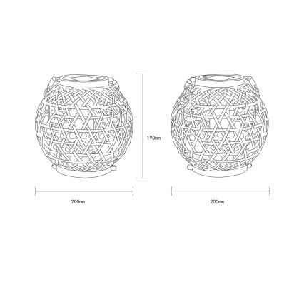 Globo - LED Oświetlenie solarne LED/0,02W/3V IP44