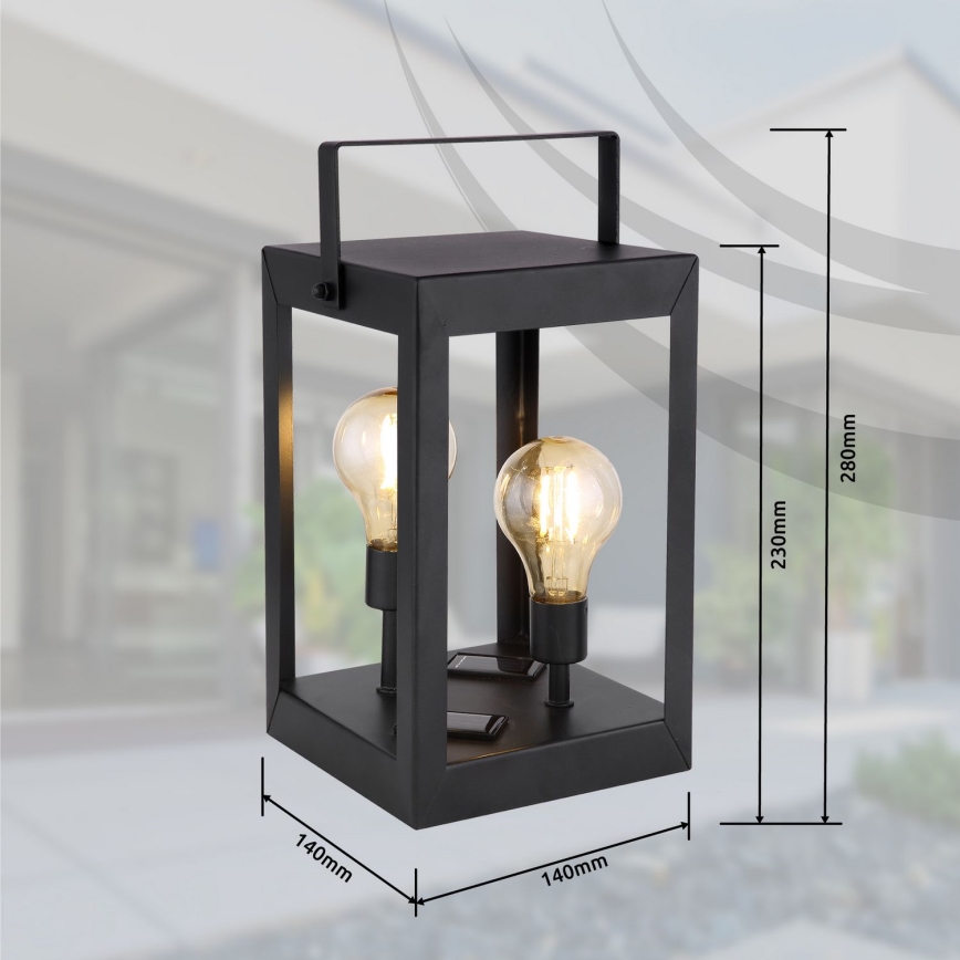 Globo - LED Lampa solarna 2xLED/0,06W/3V IP44