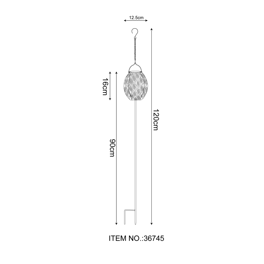 Globo - LED Oświetlenie solarne 3w1 LED/0,06W/3,2V 3000K IP44
