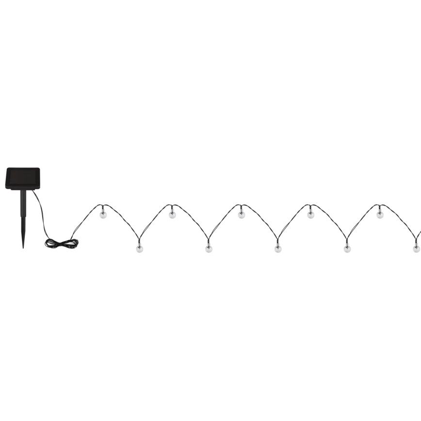 Globo - LED Łańcuch solarny 20xLED/0,06W/3,2V 285 cm IP44