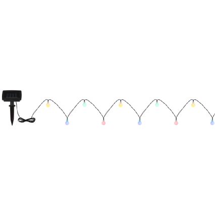 Globo - Solarny łańcuch LED 20xLED/1,2V IP44 300 mAh 5,8 m