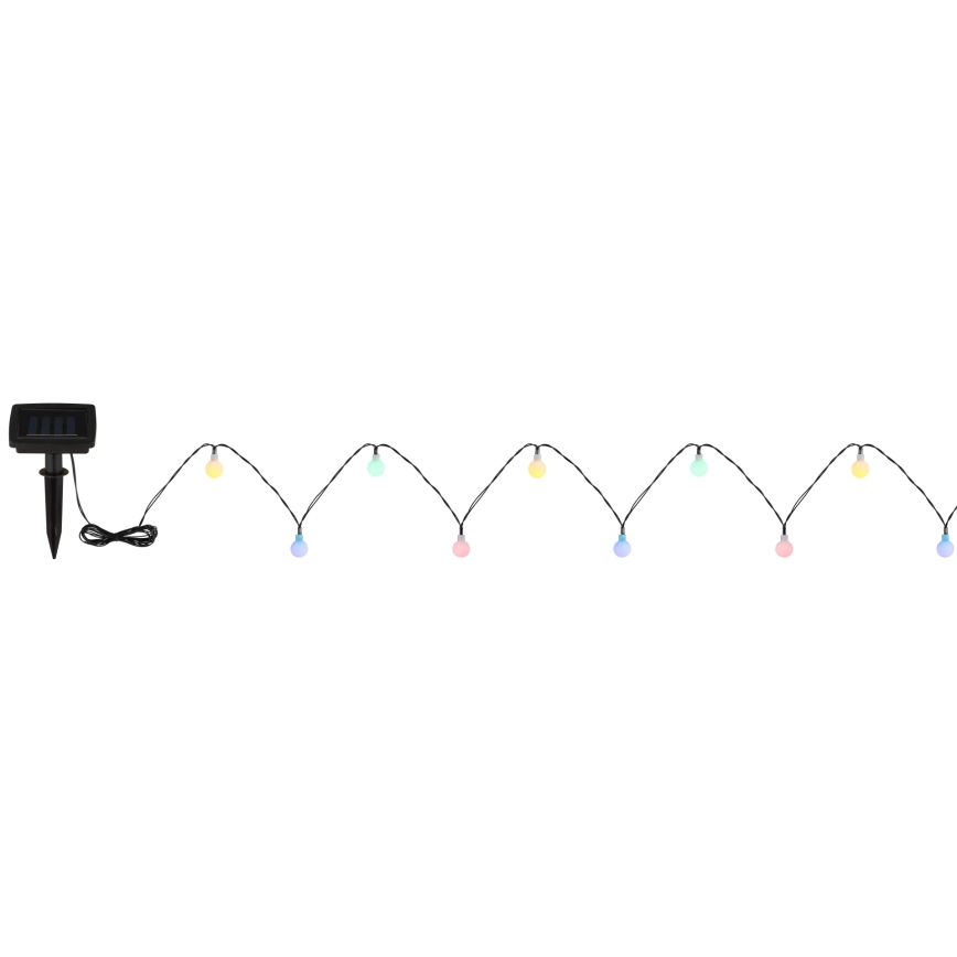 Globo - Solarny łańcuch LED 20xLED/1,2V IP44 300 mAh 5,8 m