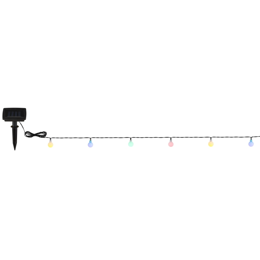 Globo - Solarny łańcuch LED 20xLED/1,2V IP44 300 mAh 5,8 m
