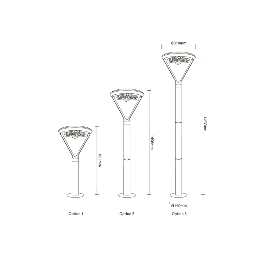 Globo - LED Lampa solarna LED/18W/3,7V 8000 mAh IP54