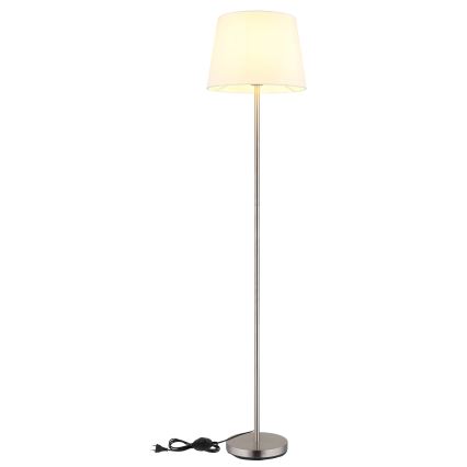 Globo - Lampa stojąca 1xE27/40W/230V biała/matowy chrom